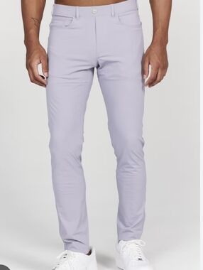Redvanly Kent Pull-On Trousers in Cosmic Sky - Light Lavender XL Nwt